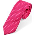 Pinke Smalle slips i Bomuld Størrelse XL med Prikker 