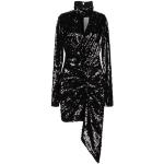 Sorte Korte PINKO Aftenkjoler i Polyester med rullekrave Med lange ærmer Størrelse XL til Damer 