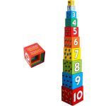 Pippi Stacking Cubes Toys Baby Toys Educational Toys Stackable Blocks Multi/patterned Pippi Langstrømpe