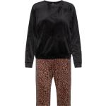 Sorte Hunkemöller Pyjamas Størrelse XL med Leopard til Damer på udsalg 