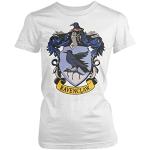Plastic Head Damen Harry Potter Ravenclaw GTS T-Shirt, Weiß (White), 36 (Herstellergröße:Medium)