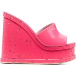 Pinke Sommer Støvler med kilehæl i Læder Kilehæle Størrelse 40 til Damer på udsalg 