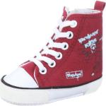 Røde Playshoes Canvas sneakers i Bomuld Størrelse 17 Skridsikre til Børn 