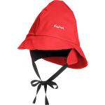 Playshoes Girl's Kids Waterproof Rain with Fleece lining Hat, Red, Large (Manufacturer Size:51cm)