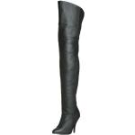 Pleaser LEGEND-8868, Women's Over-Knee Boots, Black Black Blk Leather P