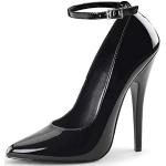 Sorte Higher Heels Højhælede støvler Størrelse 47 til Damer 
