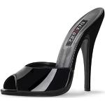 Sorte Higher Heels Sommer Sandaler med hæl Størrelse 38.5 til Damer 
