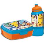Pokémon madkasse og drikkedunk - madkassesæt i 2 dele til børn - Pikachu, Balbasaur, Charmander, Piplup, Squirtle og Meowth