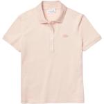 Pastelpinke Lacoste Kortærmede polo shirts i Bomuld med korte ærmer Størrelse XL til Damer på udsalg 