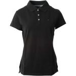 Sorte Tommy Hilfiger Polo shirts i Bomuld Størrelse XL til Damer på udsalg 