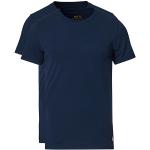 Blå POLO RALPH LAUREN Kortærmede t-shirts i Bomuld med korte ærmer Størrelse XL 2 stk til Herrer 