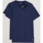 Blå POLO RALPH LAUREN T-shirts med tryk i Bomuld Størrelse XL 2 stk til Herrer 