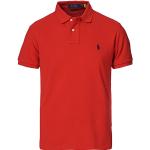 Røde POLO RALPH LAUREN Kortærmede polo shirts i Bomuld med korte ærmer Størrelse XL til Herrer 