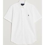 Hvide POLO RALPH LAUREN Kortærmede skjorter i Mesh Button down med korte ærmer Størrelse XL til Herrer 