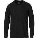 Sorte Ralph Lauren Lauren T-shirts med rund hals i Bomuld Med lange ærmer Størrelse XL til Herrer 