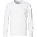 Hvide POLO RALPH LAUREN T-shirts med rund hals i Bomuld Med lange ærmer Størrelse XL til Herrer 