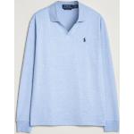 Blå POLO RALPH LAUREN Langærmede polo shirts i Bomuld Med lange ærmer Størrelse XL til Herrer på udsalg 