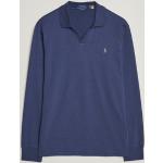Blå POLO RALPH LAUREN Langærmede polo shirts i Bomuld Med lange ærmer Størrelse XL til Herrer på udsalg 