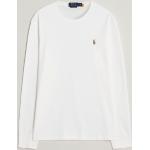 Hvide POLO RALPH LAUREN Langærmede t-shirts i Bomuld Med lange ærmer Størrelse XL til Herrer på udsalg 