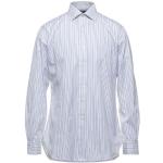 Hvide Klassiske POLO RALPH LAUREN Langærmede skjorter i Bomuld Med lange ærmer Størrelse XL med Striber til Herrer på udsalg 