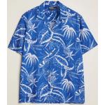 Blå POLO RALPH LAUREN Kortærmede skjorter med korte ærmer Størrelse XL med Blomstermønster til Herrer 