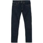 Mørkeblå POLO RALPH LAUREN Slim jeans i Læder Størrelse XL med Stretch til Herrer 