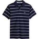 Blå Gant Rugger Polo shirts i Bomuld Størrelse XL til Herrer på udsalg 