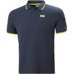 Marineblå Elegant Helly Hansen Kortærmede polo shirts med korte ærmer Størrelse XL til Herrer på udsalg 