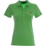 Grønne POLO RALPH LAUREN Kortærmede polo shirts i Bomuld Størrelse XL til Damer 
