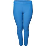 Blå Plus size leggings i Jersey Størrelse XL til Damer på udsalg 
