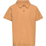 Poplin S/S Shirt Müsli By Green Cotton Orange