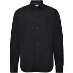 Poplin Stretch Slim Shirt Tops Shirts Business Black Michael Kors