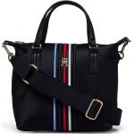 Poppy Small Tote Corp Bags Top Handle Bags Navy Tommy Hilfiger