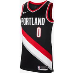 Portland Trail Blazers Icon Edition 2022/23 Nike Dri FIT NBA Swingman trøje til mænd sort