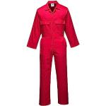 Portwest Euro Work Polyester-Cotton Overall, Red, L