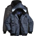 Blå Vandtætte Portwest Bomber jakker i Polyester Størrelse XL til Herrer på udsalg 