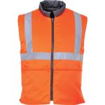 Orange Portwest Arbejdsveste i Polyester Størrelse XL til Herrer 