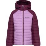 Powder Lite Girls Hooded Jacket Sport Jackets & Coats Puffer & Padded Purple Columbia Sportswear