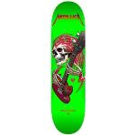 Powell Peralta Flight Metallica Collab Skateboard Deck Lime Green - 9 X 32.95 9 Green