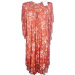 Røde Maxi Balenciaga Vintage kjoler Størrelse XL med Blomstermønster til Damer på udsalg 