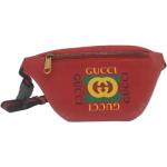 Røde Vintage Gucci Bæltetasker i Læder til Damer 