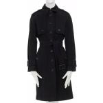 Sorte Vintage Burberry Trench coats i Bomuld Størrelse XL Foret til Damer 