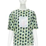 Grønne Vintage MARNI Vintage t-shirts i Bomuld med korte ærmer Størrelse XL med Paisley til Damer 