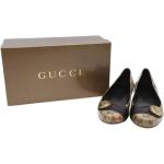 Brune Vintage Gucci Loafers i Læder Størrelse 37 til Damer 