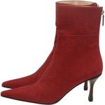 Røde Vintage Gucci Ankelstøvler Størrelse 38 til Damer 