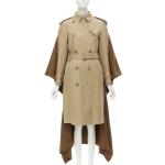 Beige Vintage Burberry Trench coats i Bomuld Størrelse XL til Damer 