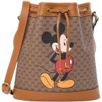 Brune Vintage Disney Mickey Mouse Gucci Supreme Bucket bags til Damer 