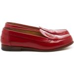 Røde Vintage Hermès Flade espadriller i Glat læder Størrelse 39.5 til Damer på udsalg 