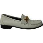 Offwhite Vintage Gucci Loafers i Læder Størrelse 37.5 til Damer 