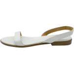 Hvide Vintage Hermès Sommer Slingback sandaler i Læder Størrelse 37 til Herrer 